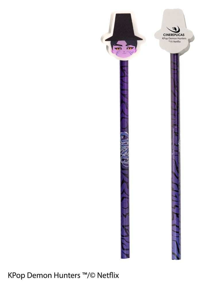 KPop Demon Hunters Pencil & Eraser Series 1 Display (30)