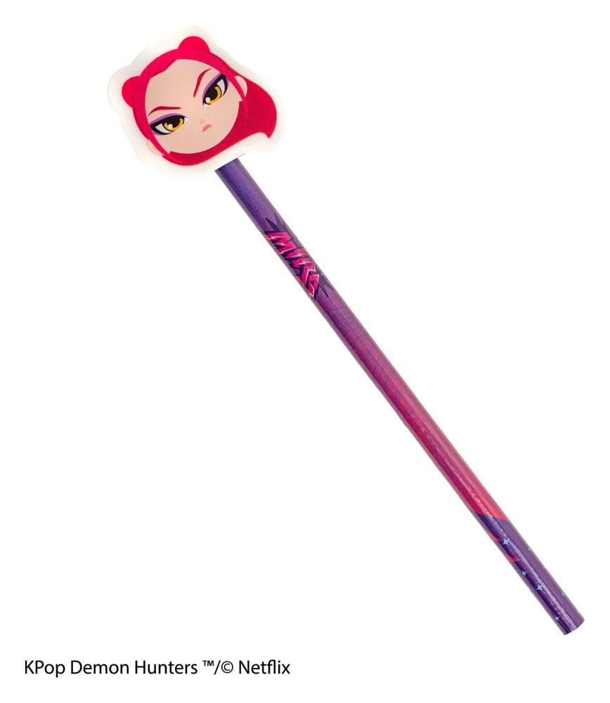 KPop Demon Hunters Pencil & Eraser Series 1 Display (30)