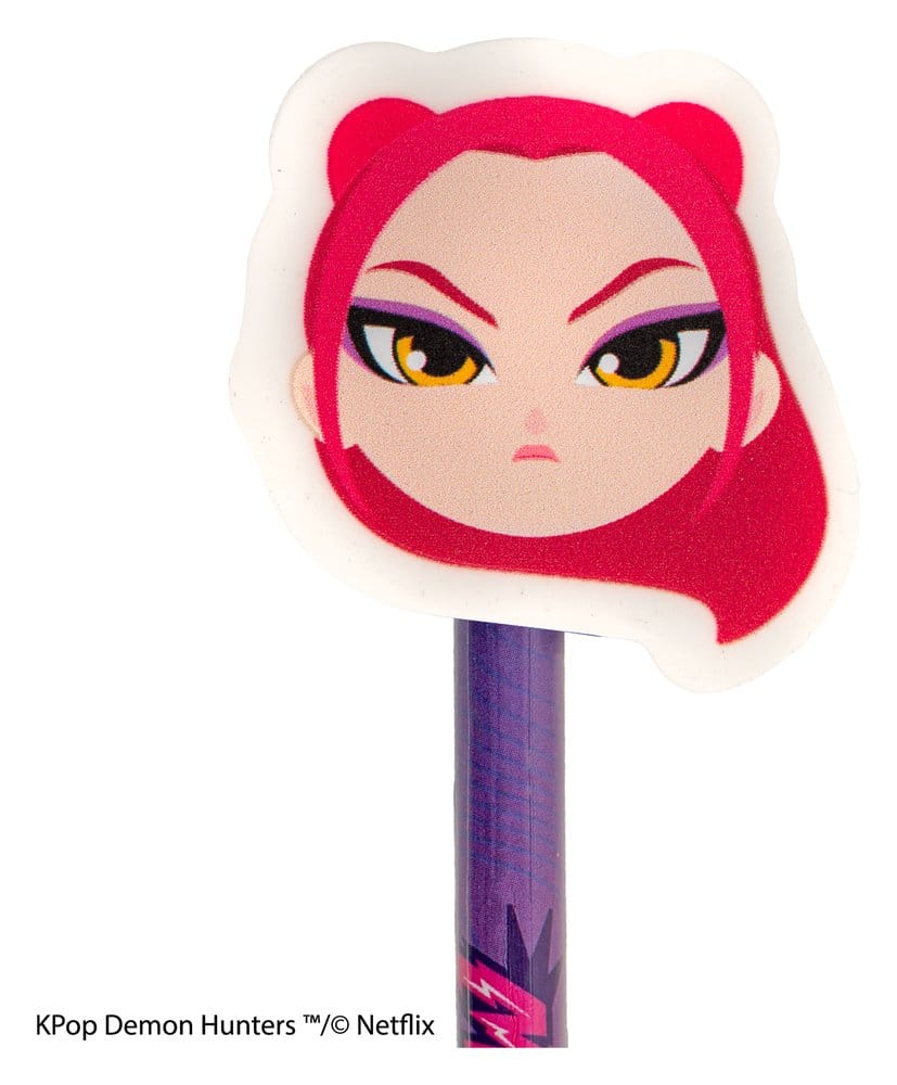 KPop Demon Hunters Pencil & Eraser Series 1 Display (30)
