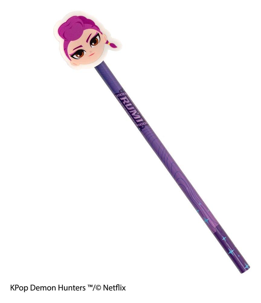 KPop Demon Hunters Pencil & Eraser Series 1 Display (30)
