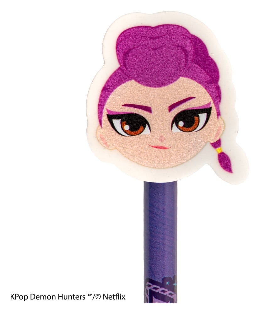 KPop Demon Hunters Pencil & Eraser Series 1 Display (30)
