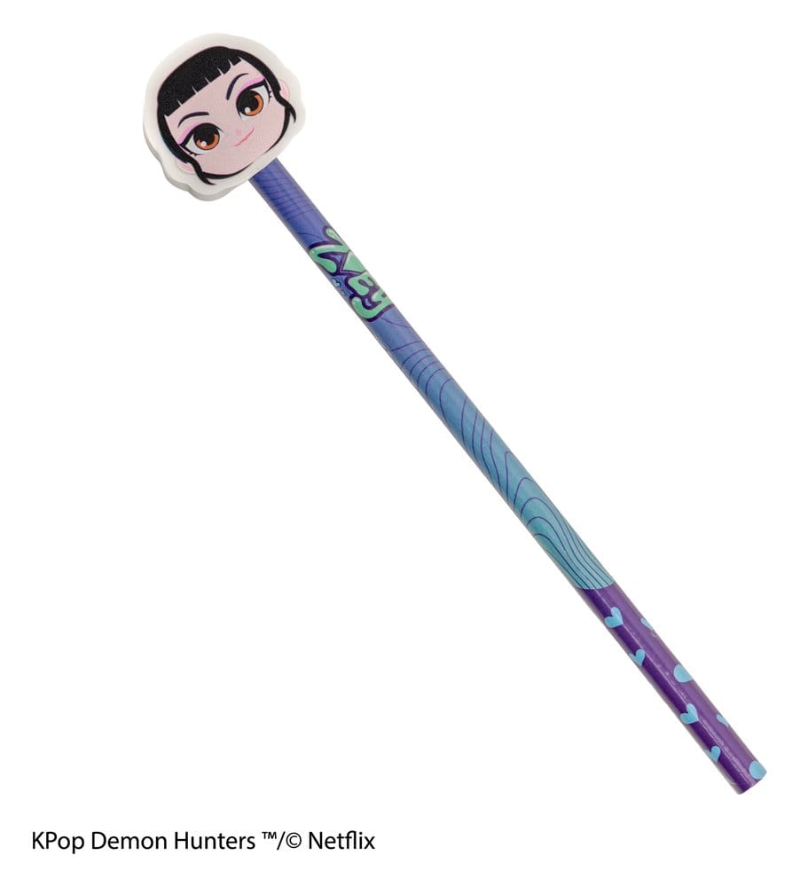 KPop Demon Hunters Pencil & Eraser Series 1 Display (30)