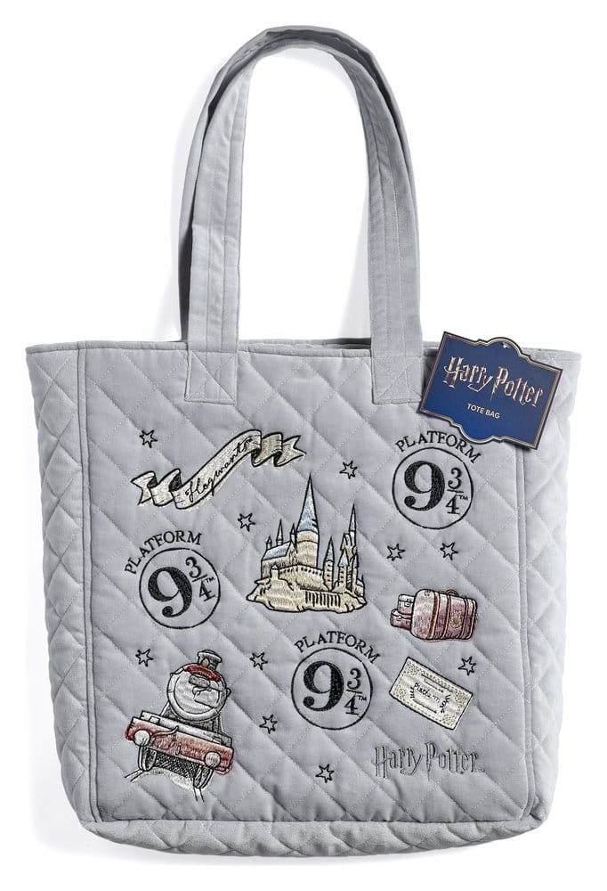 Harry Potter Tote Bag Platform 9 3/4 Embroidered Velvet