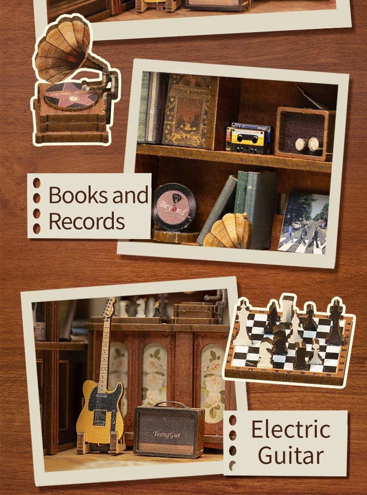 Book Nook The Secret Rhythm 23 x 11 cm