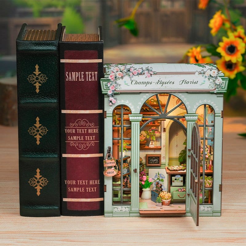 Miniature House Model Kit Champs-Élysées Florist 18 x 16 cm