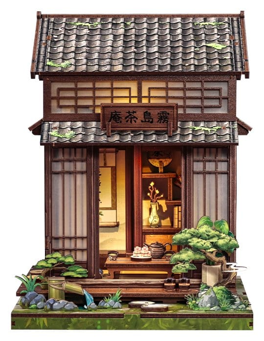 Miniature House Model Kit Kirishima Cha-an 19 x 14 cm