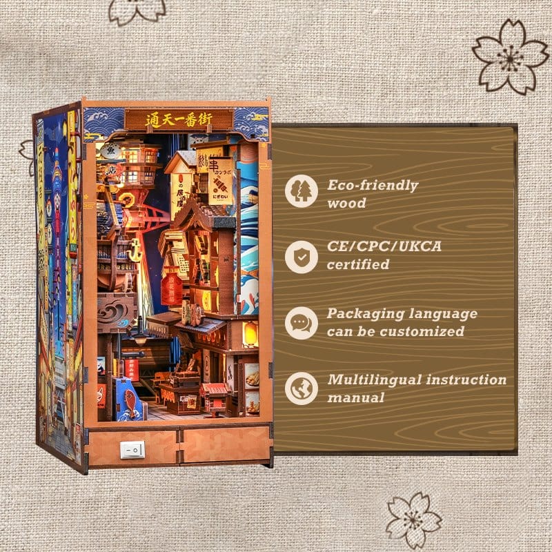 Book Nook Tsutenkaku Ichiban Street 23 x 12 cm