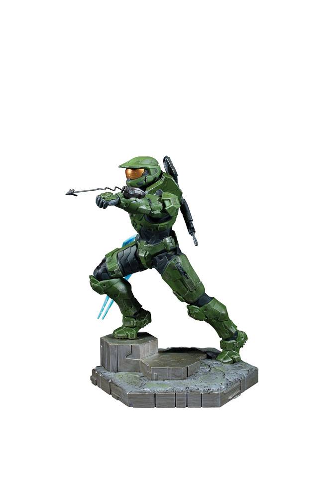 Halo Infinite PVC Statue Master Chief &amp; Grappleshot 26 cm