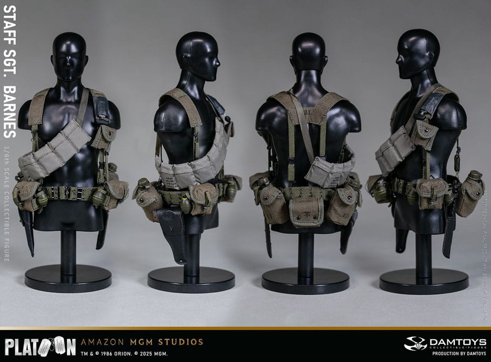 Platoon Action Figure 1/6 Staff Sergeant Barnes 30 cm