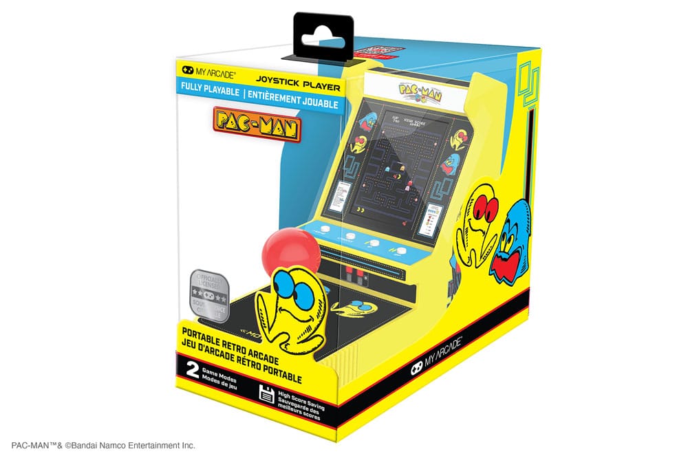 Pac-Man Portable Retro Arcade Joystick Player