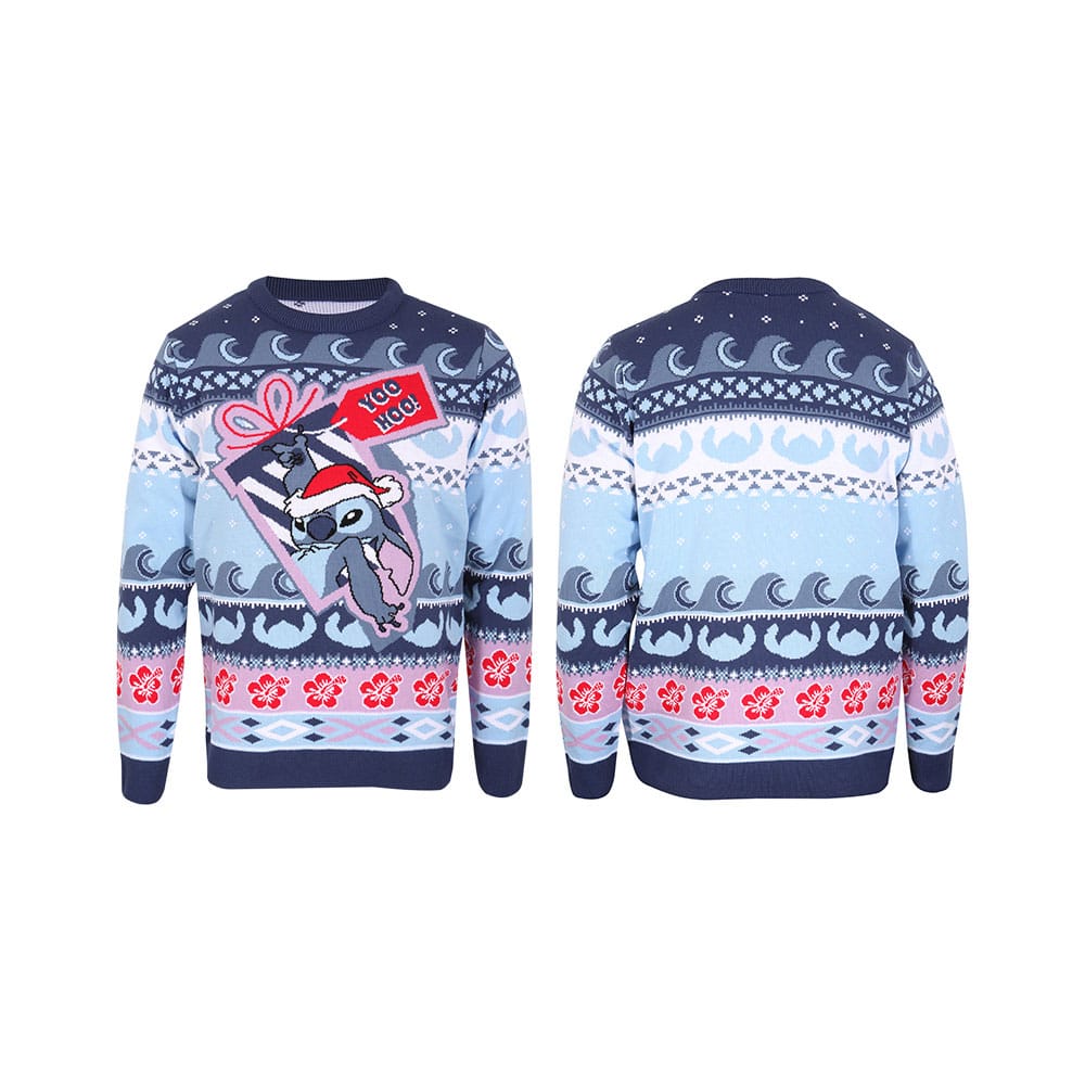 Lilo & Stich Sweatshirt Christmas Jumper Yoo Hoo Size M