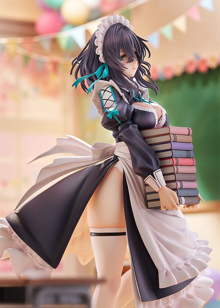 Original Illustration PVC Statue 1/6 Maid Maison Hanikami Kanojo Hikage Chigami Illustration by Piromizu 28 cm