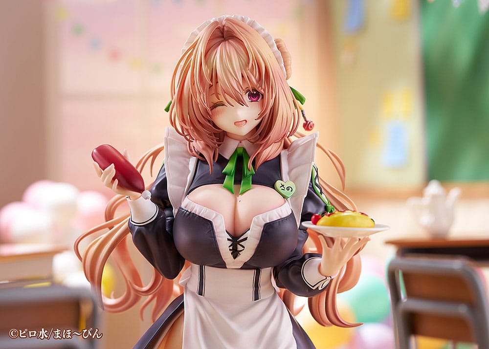 Hanikami Kanojo PVC Statue 1/6 Maid Maison Hanikami Kanojo Sano Hiiragi 20 cm