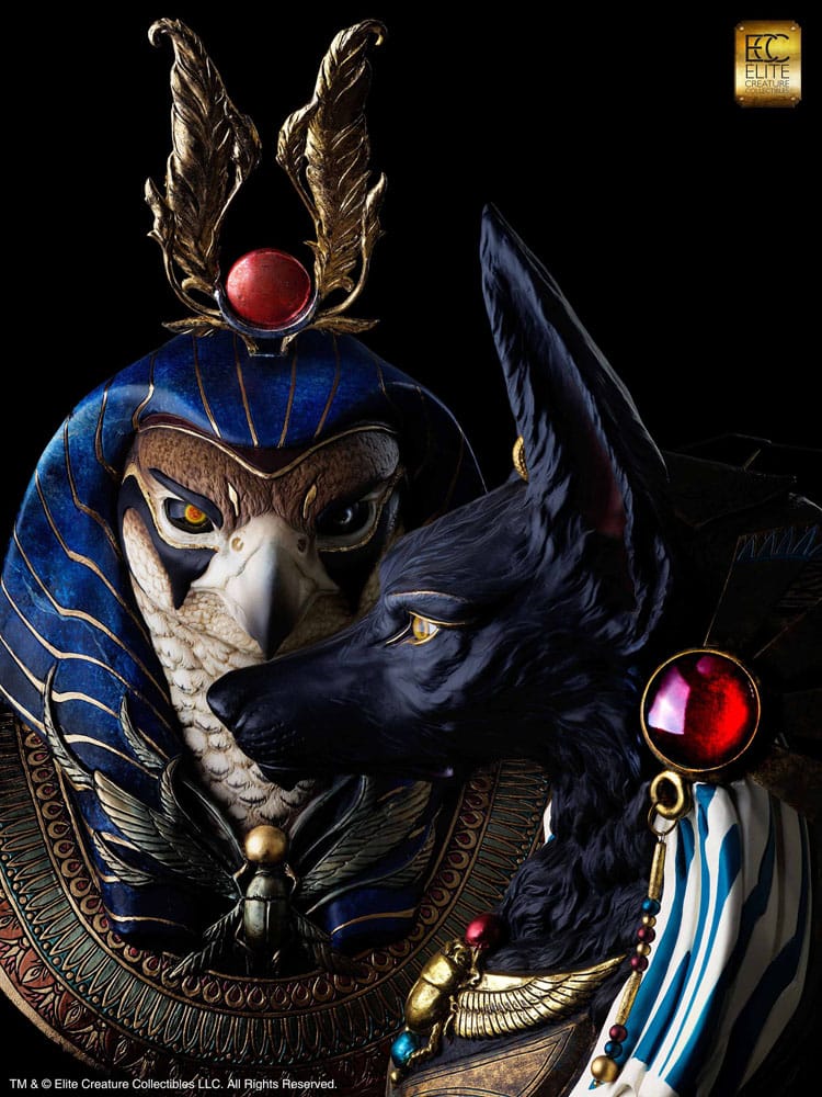 Life-Size Bust Horus by Miyo Nakamura 80 cm