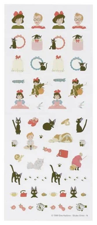 Kiki's Delivery Service Mini Schedule Stickers Collection 1