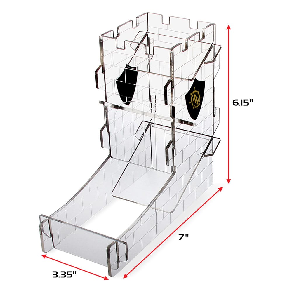 Enhance Tabletop Series Dice Tower Clear