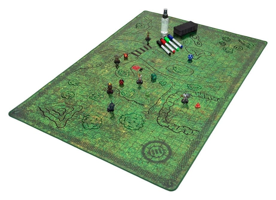 Enhance Tabletop Grid Mat Deluxe RPG Campaign Kit Grass