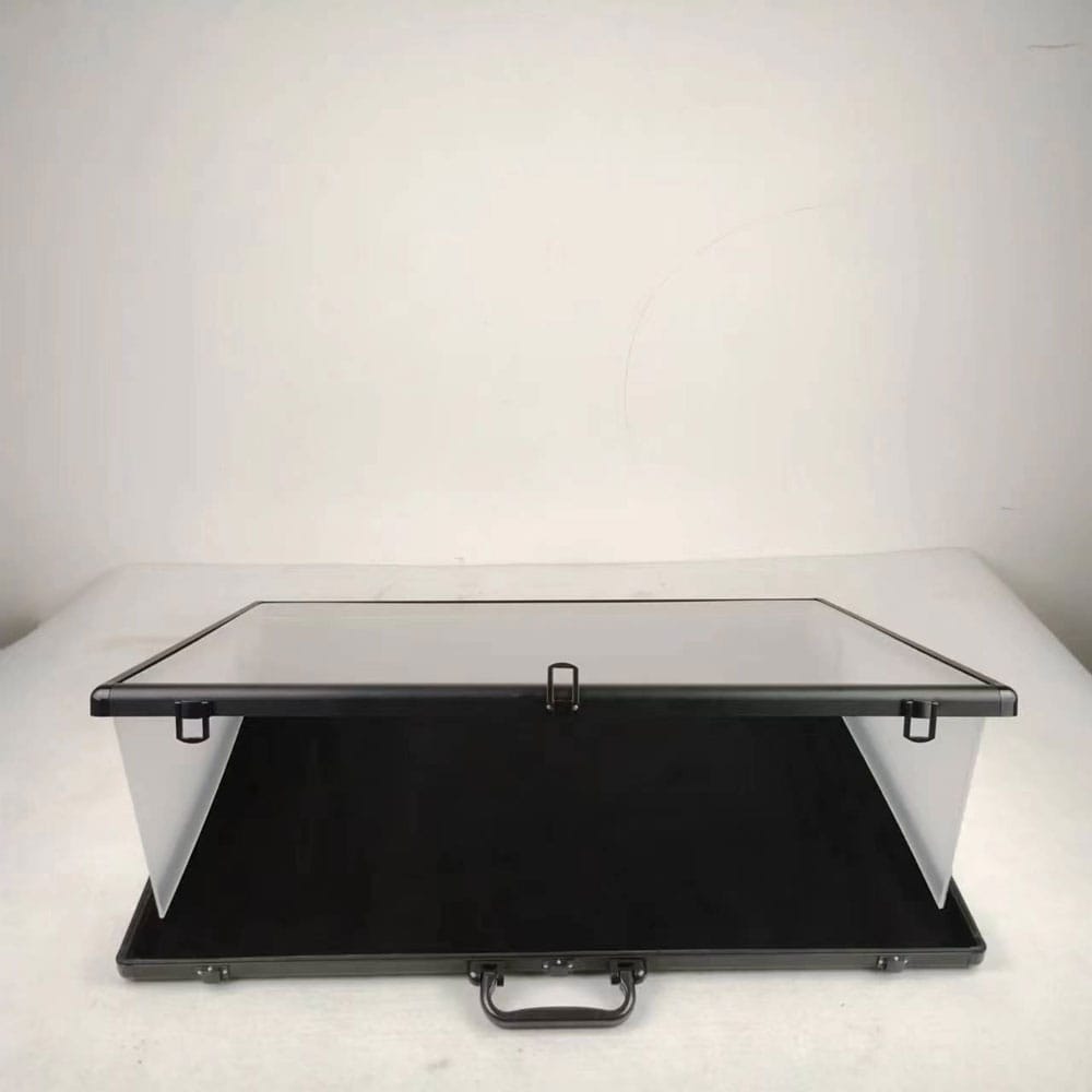 Evoretro Aluminum Display Case Black
