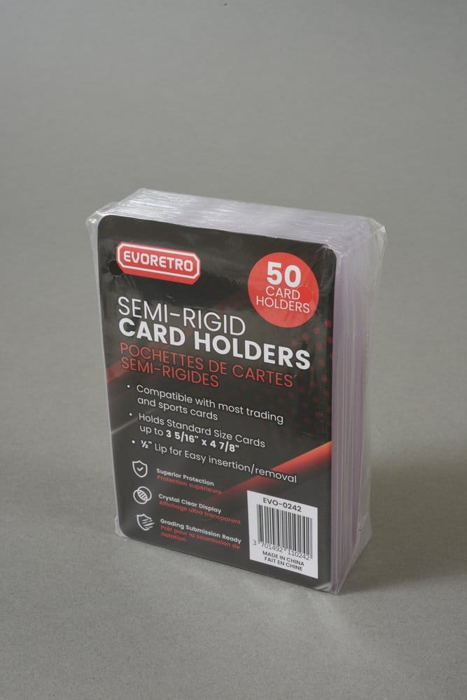 Evoretro Card Holders 200-Pack Semi-Rigid 8 x 12 cm