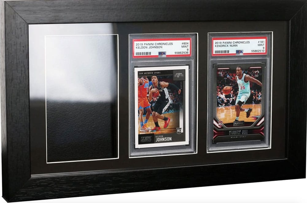 Evoretro Graded Card Display Frame for 3 PSA Graded Cards