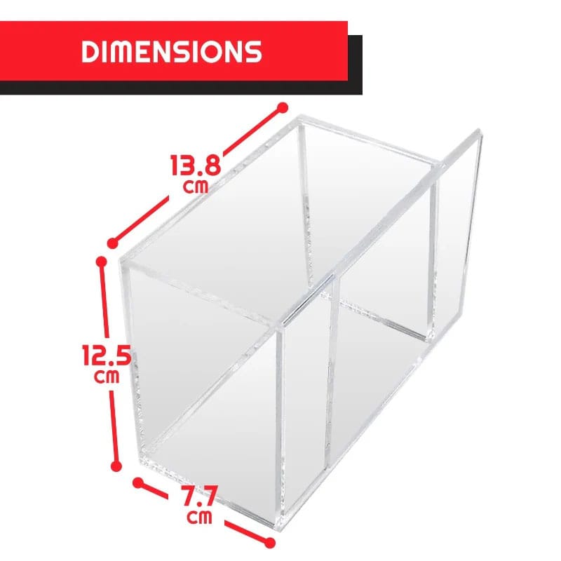 Evoretro Acrylic Display Case for Booster Boxes / Elite Trainer Boxes Ver. 1 with Sliding Lid
