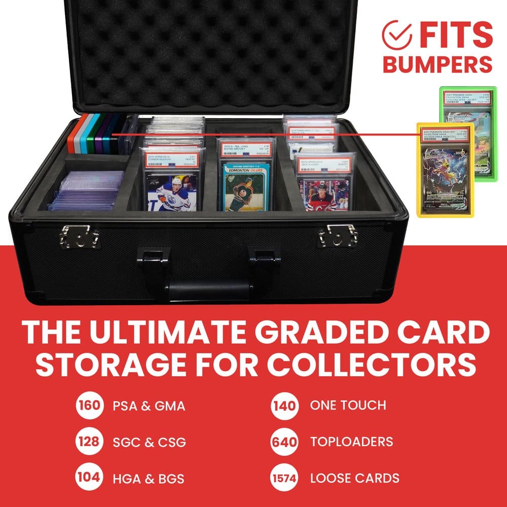 Evoretro Trading Card Storage Box for 120 Cards XL Black