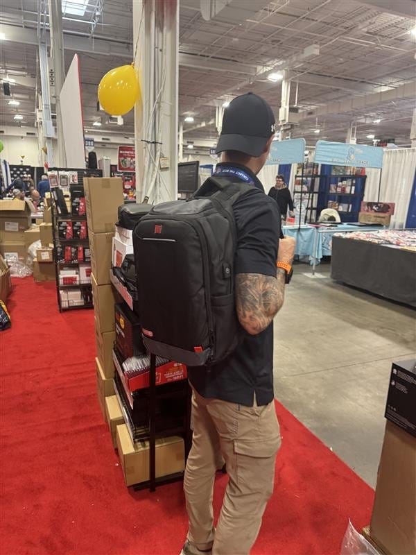 Evoretro HybridPro Travel Backpack Black