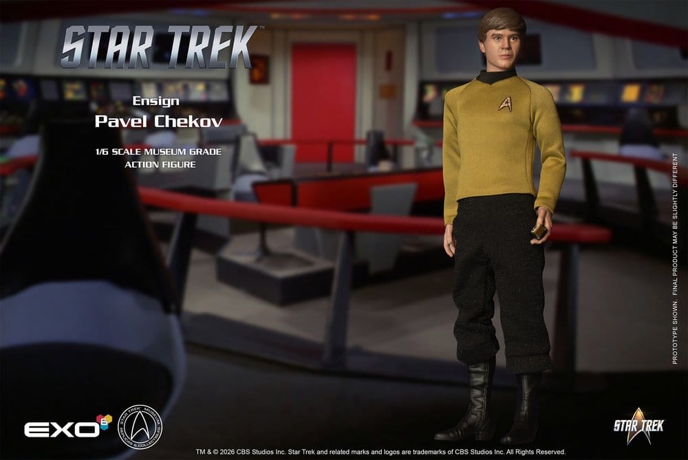 Star Trek: The Original Series Action Figure 1/6 Ensign Pavel Chekov 30 cm