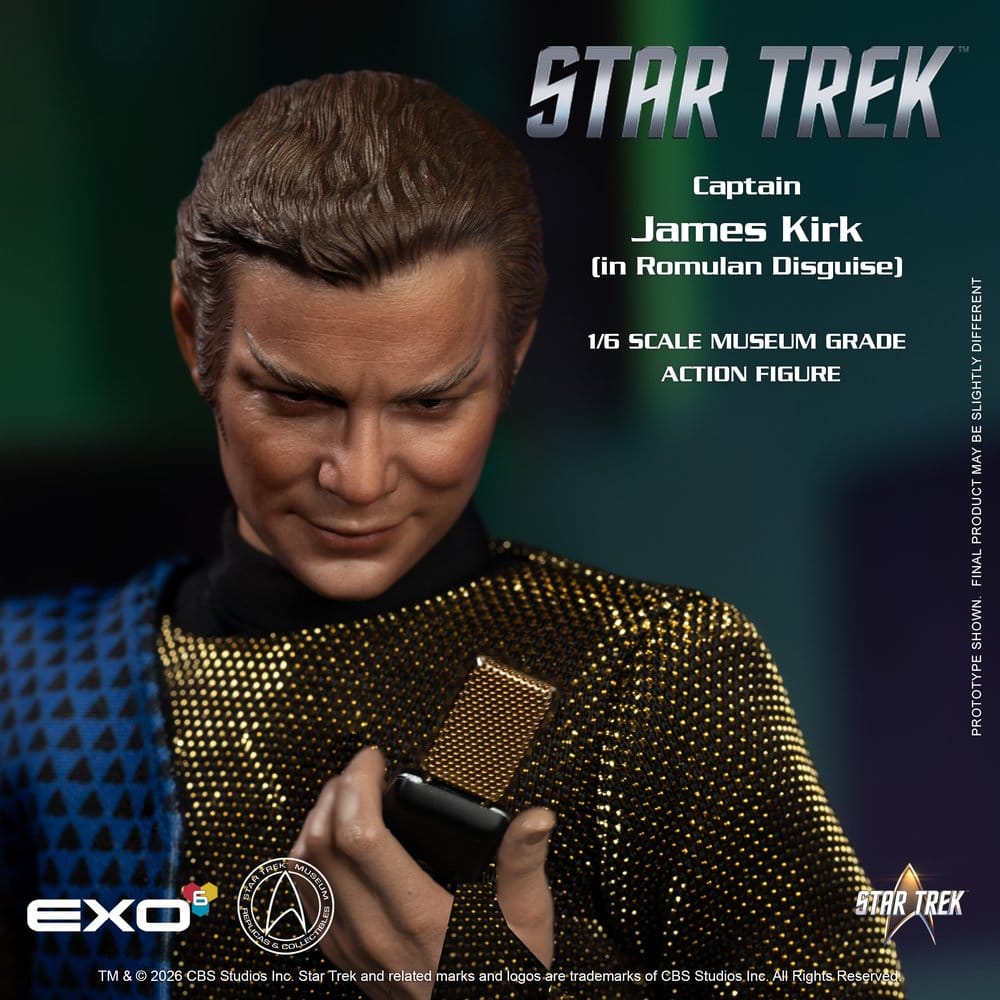 Star Trek: The Original Series Action Figure 1/6 Captain James T. Kirk (Romulan Disguise) 29 cm