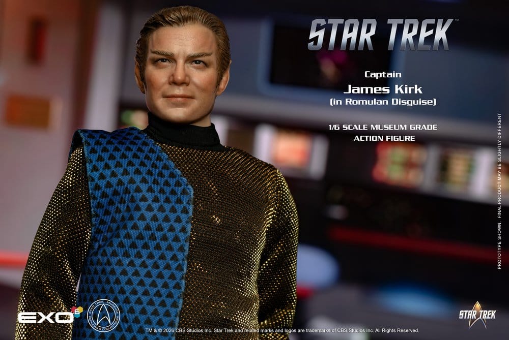 Star Trek: The Original Series Action Figure 1/6 Captain James T. Kirk (Romulan Disguise) 29 cm