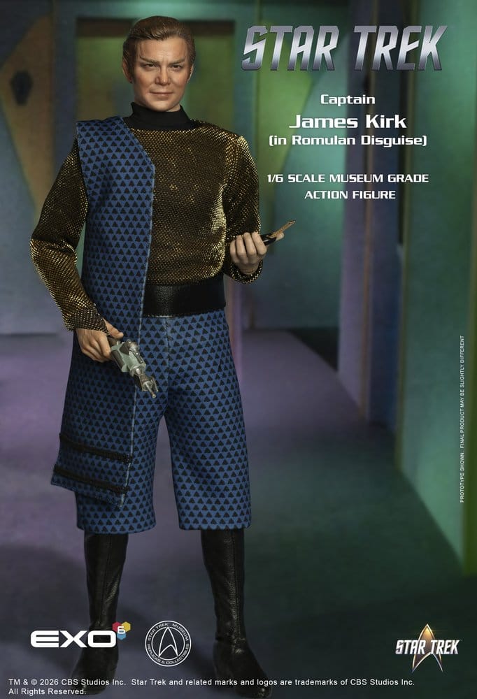 Star Trek: The Original Series Action Figure 1/6 Captain James T. Kirk (Romulan Disguise) 29 cm