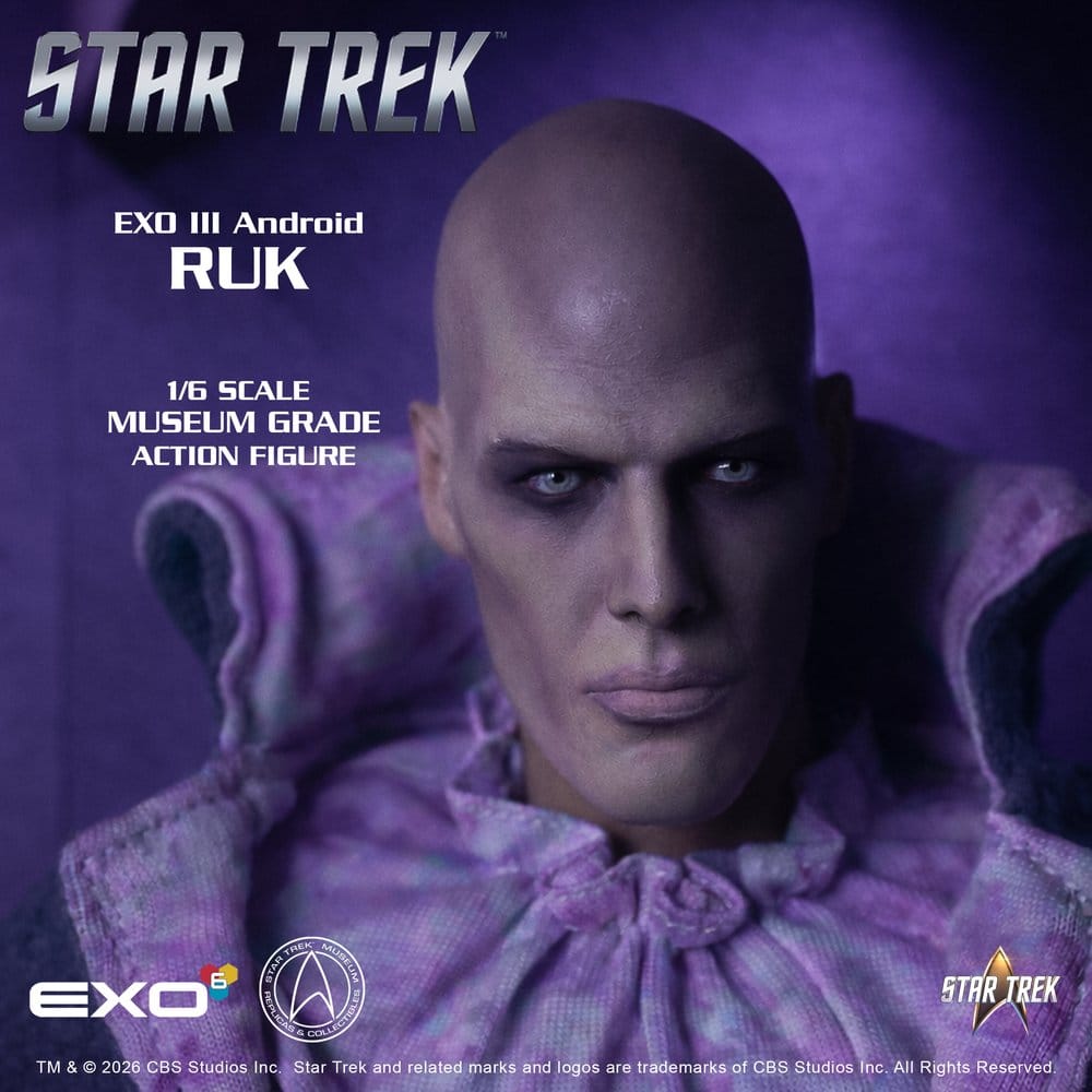 Star Trek: The Original Series Action Figure 1/6 Ruk EXO III Android 33 cm