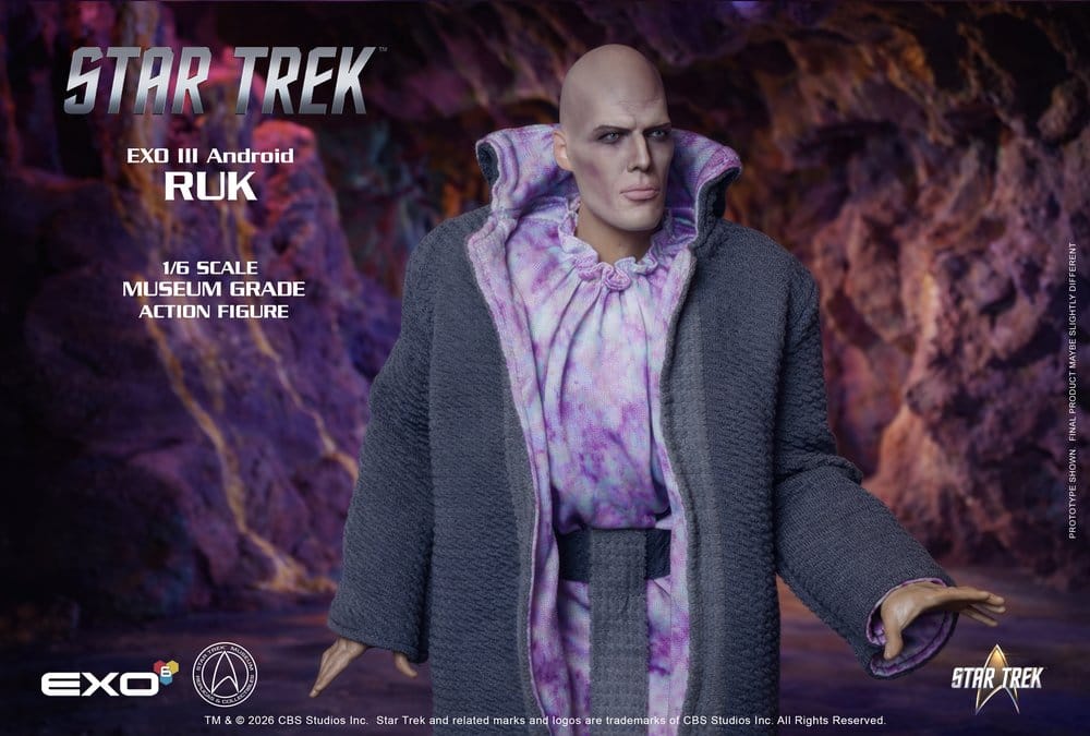 Star Trek: The Original Series Action Figure 1/6 Ruk EXO III Android 33 cm