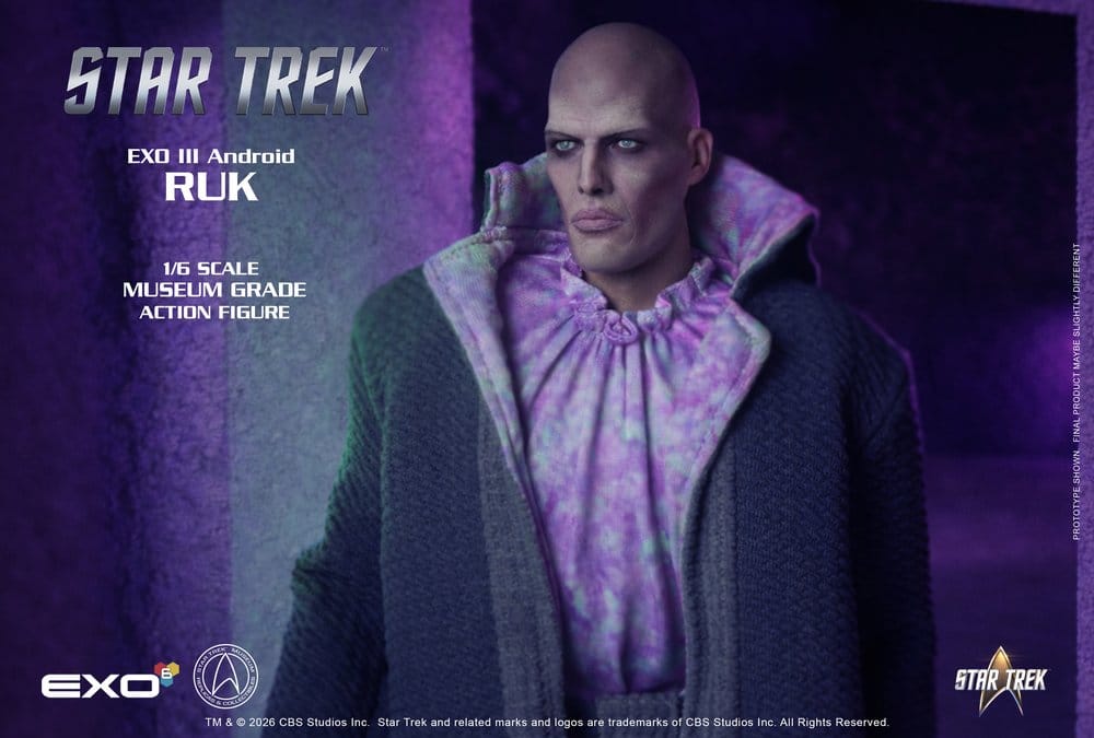 Star Trek: The Original Series Action Figure 1/6 Ruk EXO III Android 33 cm