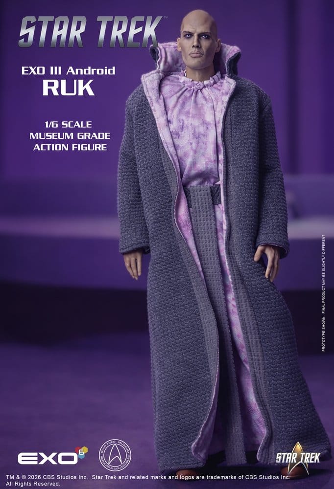 Star Trek: The Original Series Action Figure 1/6 Ruk EXO III Android 33 cm