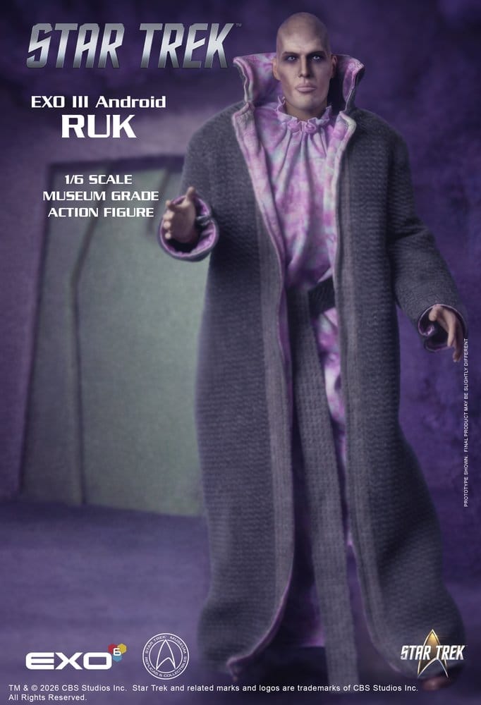 Star Trek: The Original Series Action Figure 1/6 Ruk EXO III Android 33 cm
