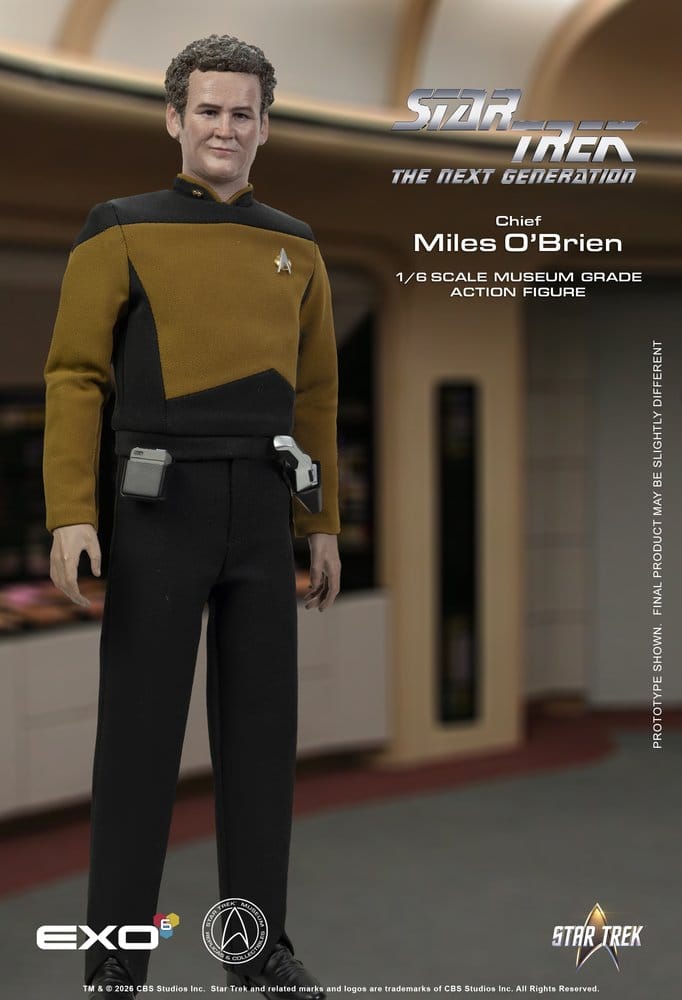 Star Trek: The Next Generation Action Figure 1/6 Chief Miles O'Brien Essential Version 30 cm