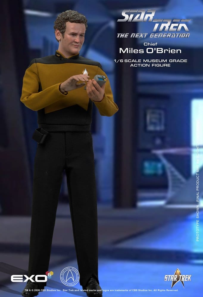 Star Trek: The Next Generation Action Figure 1/6 Chief Miles O'Brien Essential Version 30 cm