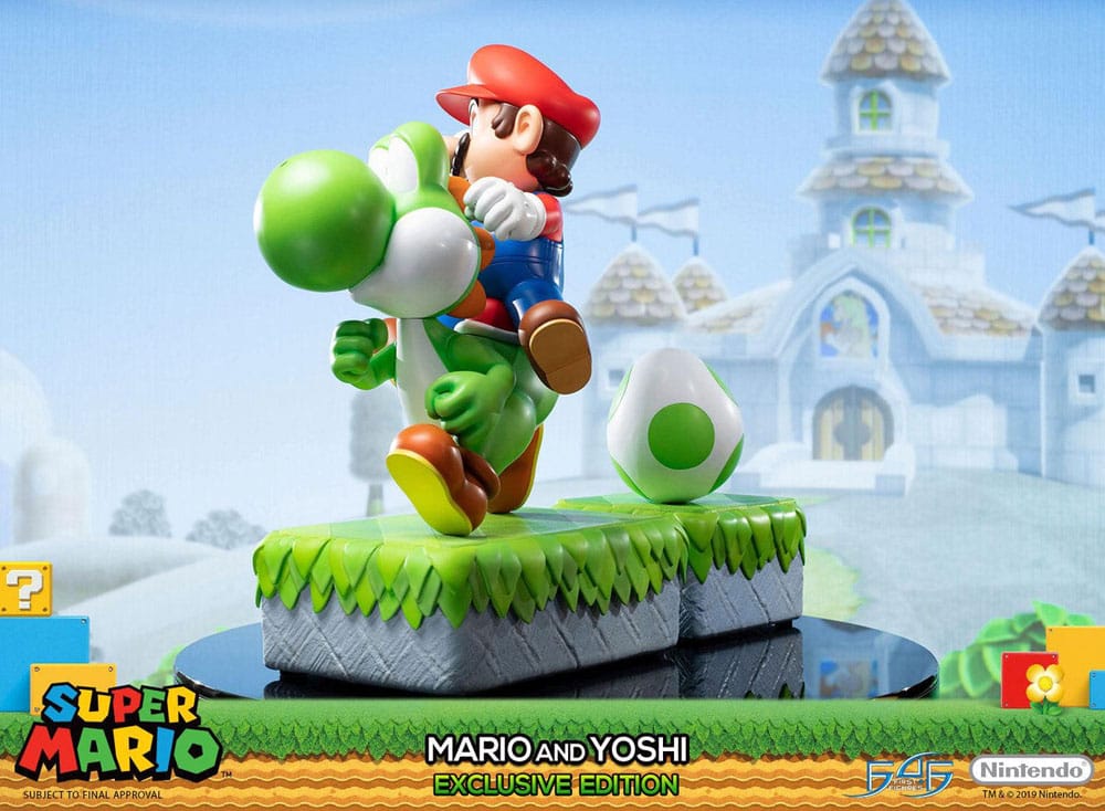 Super Mario Statue Mario & Yoshi 48 cm