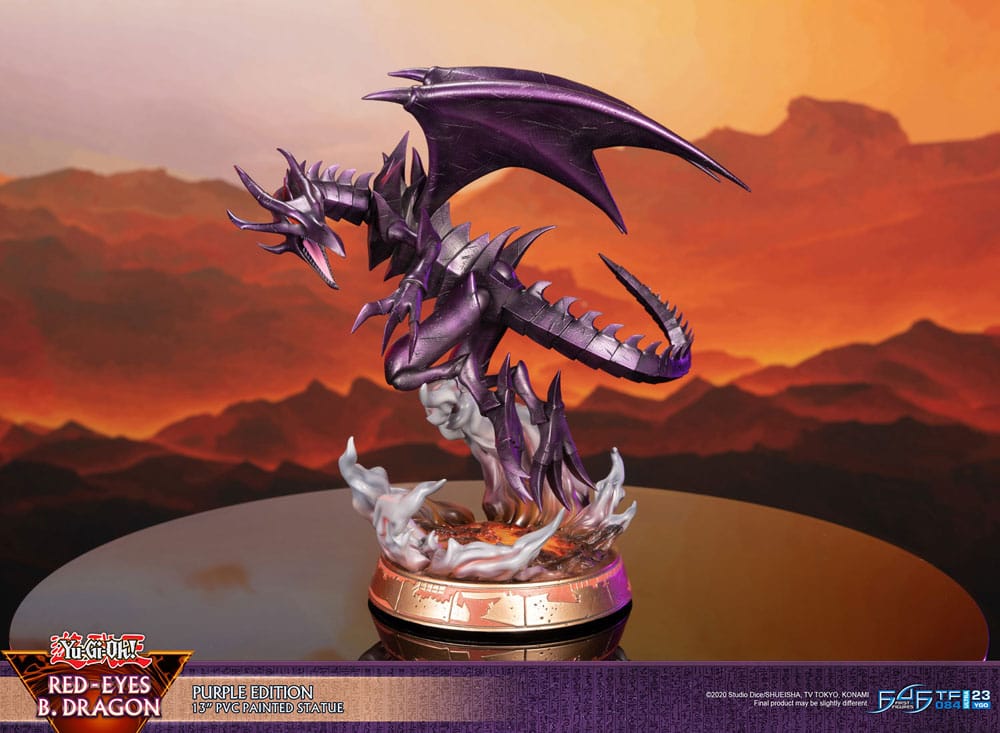 Yu-Gi-Oh! PVC Statue Red-Eyes B. Dragon Purple Color 33 cm