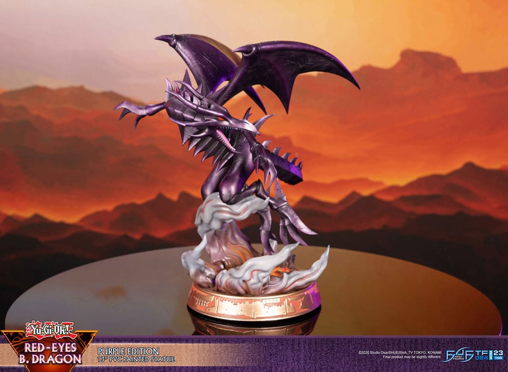 Yu-Gi-Oh! PVC Statue Red-Eyes B. Dragon Purple Color 33 cm