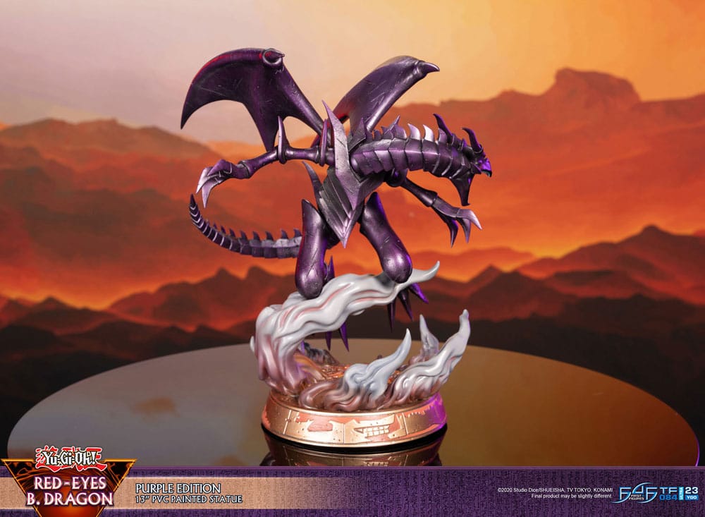 Yu-Gi-Oh! PVC Statue Red-Eyes B. Dragon Purple Color 33 cm