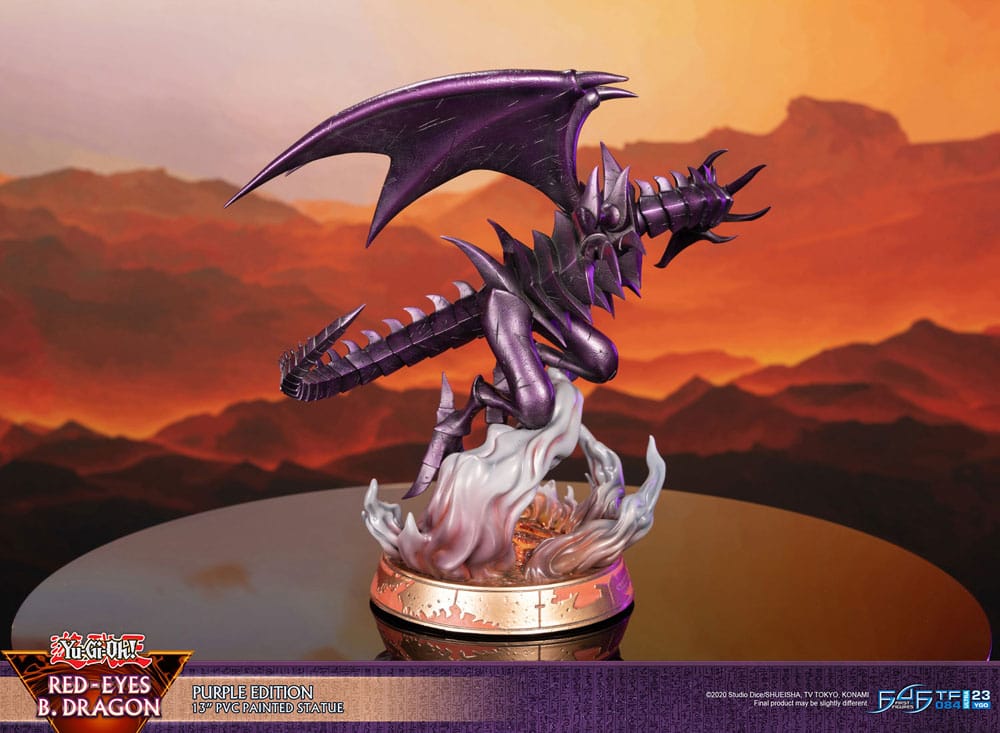 Yu-Gi-Oh! PVC Statue Red-Eyes B. Dragon Purple Color 33 cm