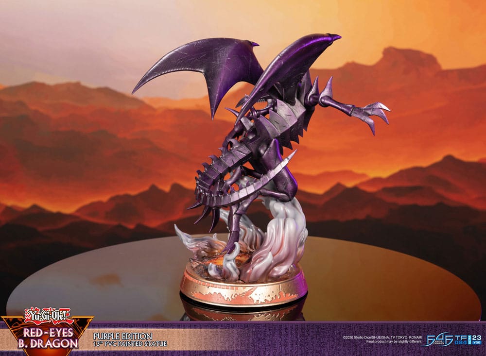 Yu-Gi-Oh! PVC Statue Red-Eyes B. Dragon Purple Color 33 cm