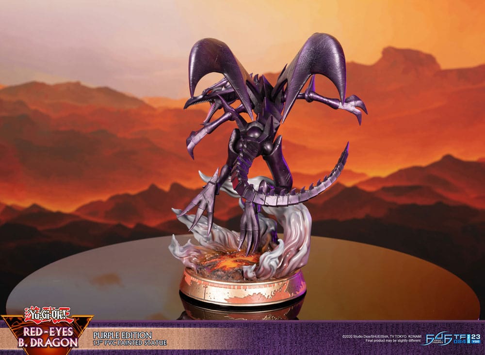 Yu-Gi-Oh! PVC Statue Red-Eyes B. Dragon Purple Color 33 cm