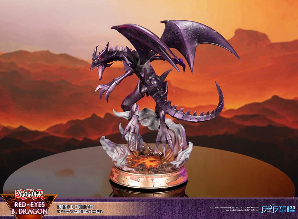 Yu-Gi-Oh! PVC Statue Red-Eyes B. Dragon Purple Color 33 cm
