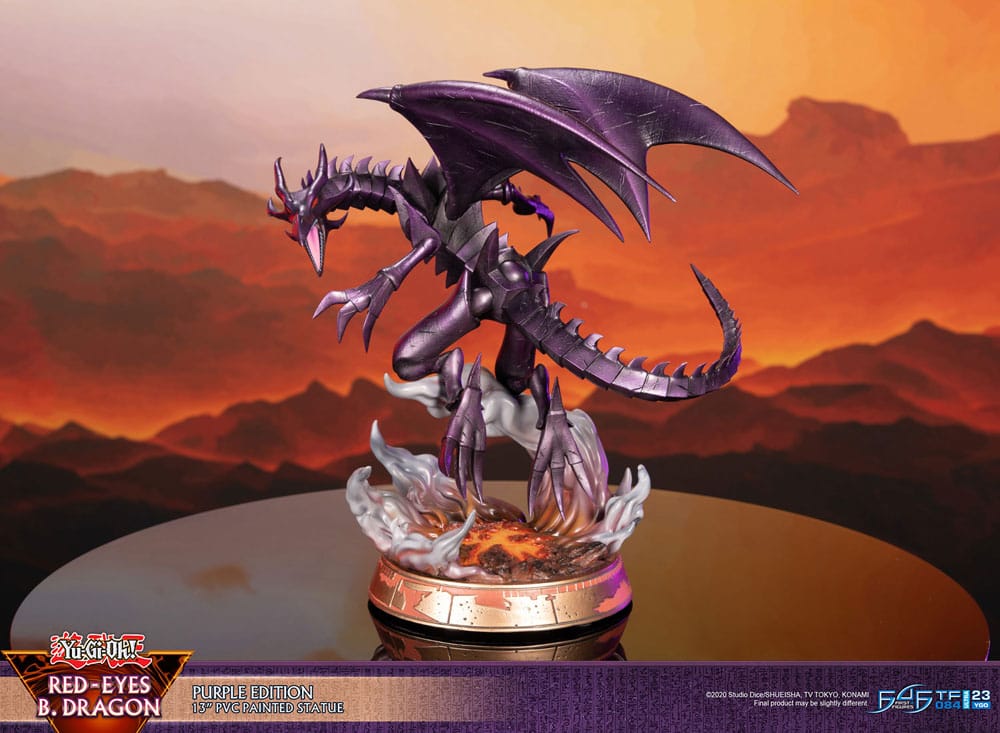 Yu-Gi-Oh! PVC Statue Red-Eyes B. Dragon Purple Color 33 cm