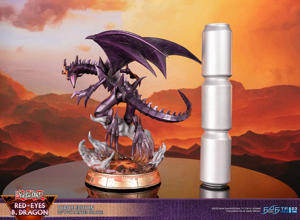 Yu-Gi-Oh! PVC Statue Red-Eyes B. Dragon Purple Color 33 cm
