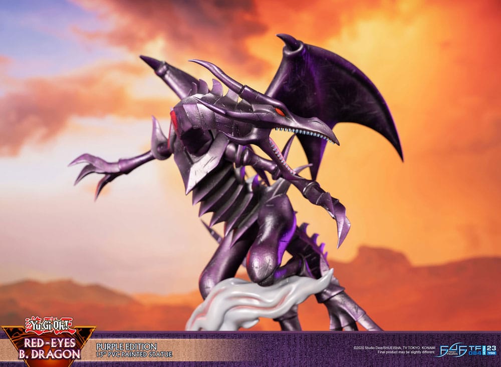Yu-Gi-Oh! PVC Statue Red-Eyes B. Dragon Purple Color 33 cm