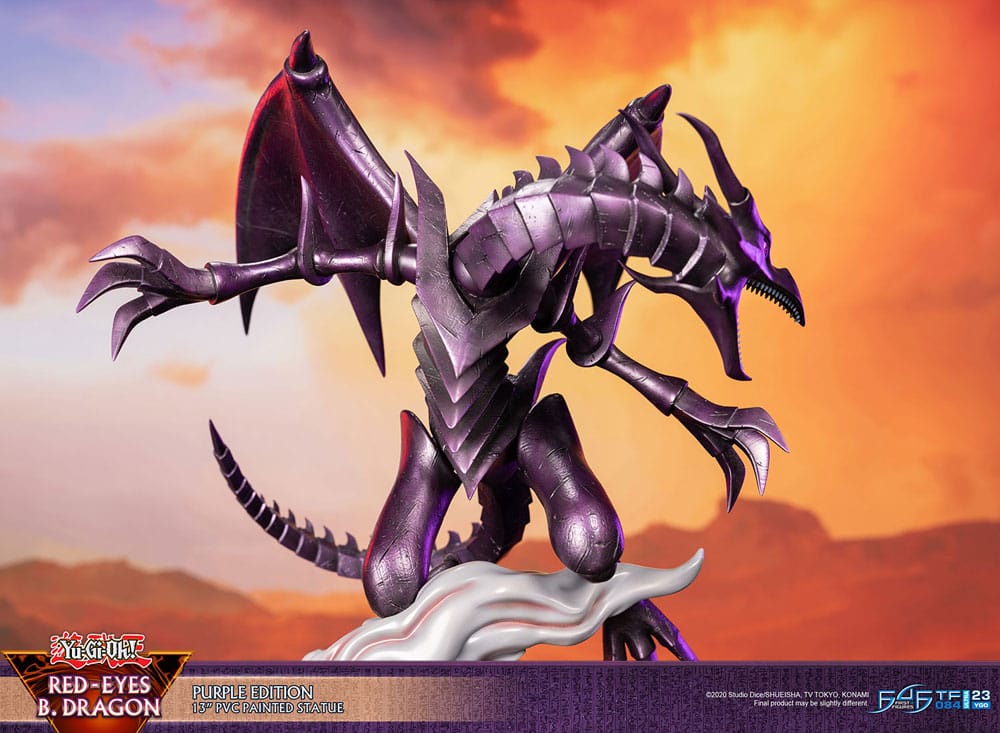 Yu-Gi-Oh! PVC Statue Red-Eyes B. Dragon Purple Color 33 cm